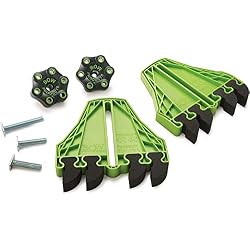 BOW Products FencePRO FP4 T-Track Featherboard for Table Saw, Pack of 2 | EVA Router Feather Boards, Stackable Hold, Anti-Kickback Control, Vibration Dampening, Bandsaw Safety, Table Saw Accessories