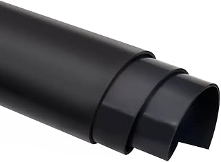Lámina de caucho, rollos de caucho for suelos, antideslizante y resistente al desgaste, 200 x 200 mm, color negro(200 * 200 * 10mm)