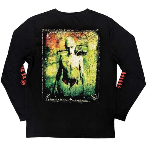 Marilyn Manson imprimé X111 Death Logo manche longue noir L