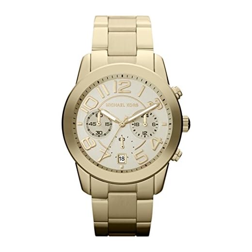 Michael Kors damarmbandsur Mercer Chronograph kvarts rostfritt stål belagd MK5726
