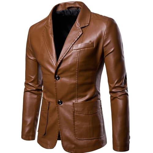 Chaqueta cuero sintético para hombre tamaño X-Large miniatura 1