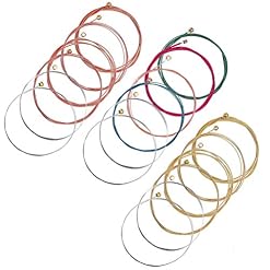 Cordes de Guitare, 18Pcs Corde de Rechange en Acier pour Guitare Folk Acoustique Électrique - Les Beatles, Paul McCartney, John Lennon, RIngo Starr, George Harrison