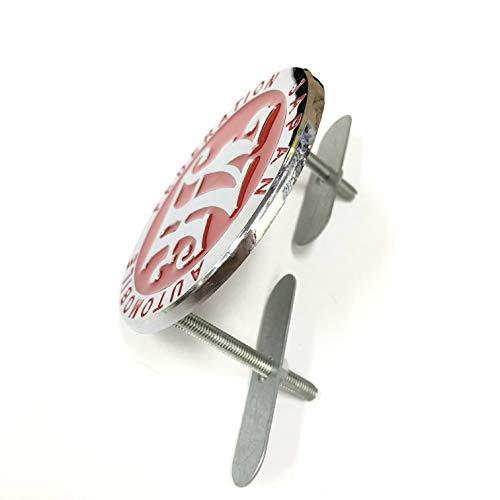 Red Japan Automobile Federation Jdm Jaf Metal Emblem Badge For All Cars Front Grille #TOP1
