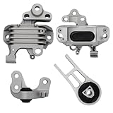 Mtrcse 4PCS Engine & Transmission Mount Set Fit for JEE.p Cherokee 2014-2022 Chry.sler 200 2015-2017, Replace 68192832AB 68192832AC 68353710AB 4877788AF 68172350AC 68418876AB