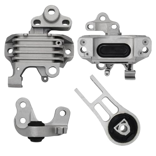 Mtrcse 4PCS Engine & Transmission Mount Set Fit for JEE.p Cherokee 2014-2022 Chry.sler 200 2015-2017, Replace 68192832AB 68192832AC 68353710AB 4877788AF 68172350AC 68418876AB