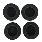 ヘッドホン用イヤーパッド 2ペア 50mm 交換用 スポンジクッション カバー 高弾性 ソフトフォーム 快適装着感 音質向上 プレイヤー MP3 携帯電話 PDA等に適用 ブラック image