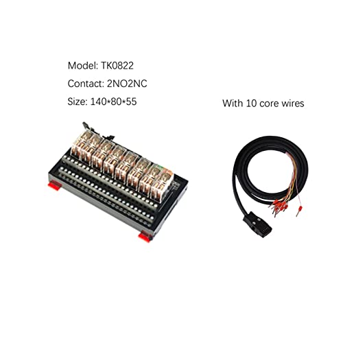 Relais 12V PLC module de commande intermédiaire rail DIN TK0822 - 2