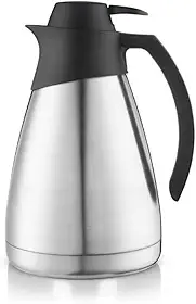 Sanremo - Bule Térmico Acolher em 100% Inox de 1 Litro, Linha Termic