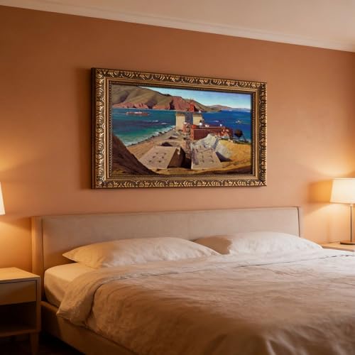 Toile Golden Gate Bridge décoration murale 40x61cm