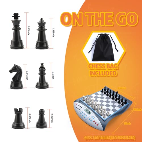 Talking Chess Master Set de Ajedrez Electrónico miniatura 5