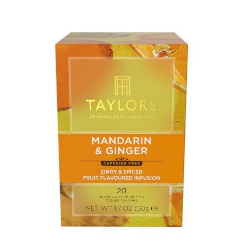 Image of Taylors of Harrogate Mandarin & Ginger Herbal Tea, 20ct (Pack of 1)