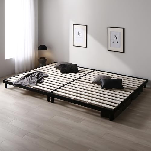 RASIK �x�b�h ���̂� ���C�h�L���O260(�Z�~�_�u��+�_�u��) �t���[���̂� �u���b�N �w�b�h���X 3�i�K�������� �V�R�� ���q�l�g�� NOORA �m�[��