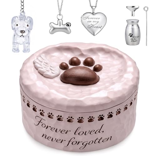 hooppoo Pet Memorial Gift Set for Loss of Dog Cat