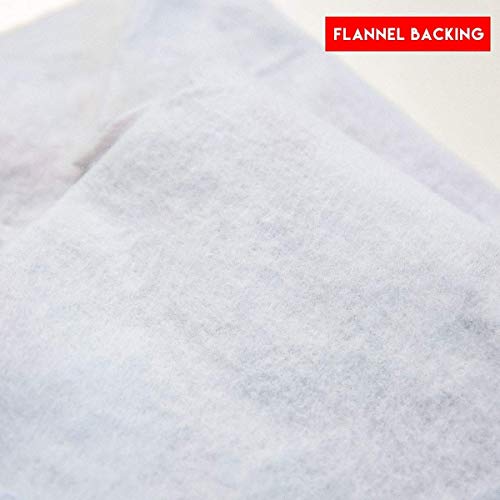 Round Vinyl Elastic Edged Flannel Backed Tablecloth Fitted Table Cover Pvc Print Table Pad Home Decor (Gray, Round Tight Fits Table Up 40"-44" Diameter) #TOP4