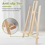 CONDA 8 Pack 16" Tabletop Display Easel, Portable A-Frame Tripod Display Easel for Painting Party & Displaying Canvases, Photos, Display Tripod Holder Stand for Students Kids Beginners - Image 5