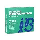 IMMUNO BRONCHITASI Acetilcisteina 600 mg 14 Bustine – Integratore Alimentare per Tosse e Catarro - con Bromelina, Echinacea, Drosera e Vitamina C