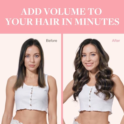 Image of GOO GOO Clip in Hair Extensions Real Human Hair, Remy Human Hair Extensions Clip ins for Women, Natural Human Hair, 14inch 120g 7Pcs, 1B /16 /1B Balayage Natural Black to Light Blonde