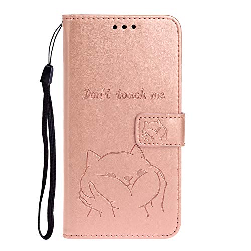Unisnug Etui pour Xiaomi Redmi Note 7,Housse Flip Cover Coque Portable Xiaomi Redmi Note7 Etuis Portefeuille Redmi Note 7-#1Rose Gold