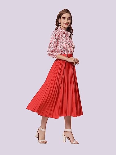 Image of ZWERLON Girl's A-line Midi Dress