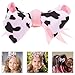 OATIPHO Cow Print Bow Hair Clip for Girls Cute Cartoon Hairpin Accessories Easy Use All-day Hold for Parties and Daily Wear Durable Design
