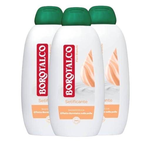 Borotalco Bagnodoccia Setificante Fiori Bianchi 450 Ml (3 Unità)