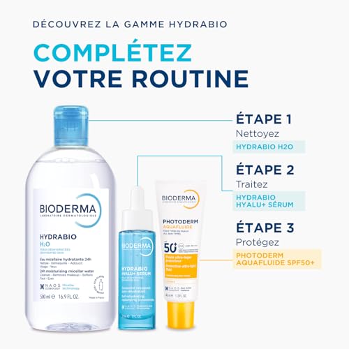 BIODERMA Hydrabio Hyalu+ Sérum auto-réhydratant et repulpant - Réduit les signes visibles du vieillissement - Tous types de peau - Flacon 30 ml