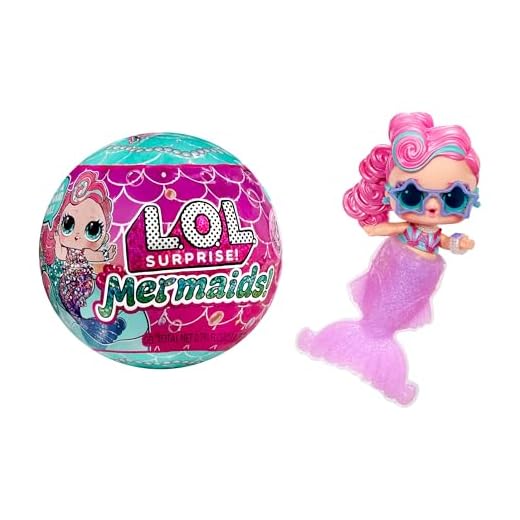 L.O.L. Surprise! Mermaids Tots - Tots avec Queues de Sirènes aux Couleurs Changeantes - Convient aux Collectionneurs, aux Filles et aux Garçons de 4 Ans et Plus