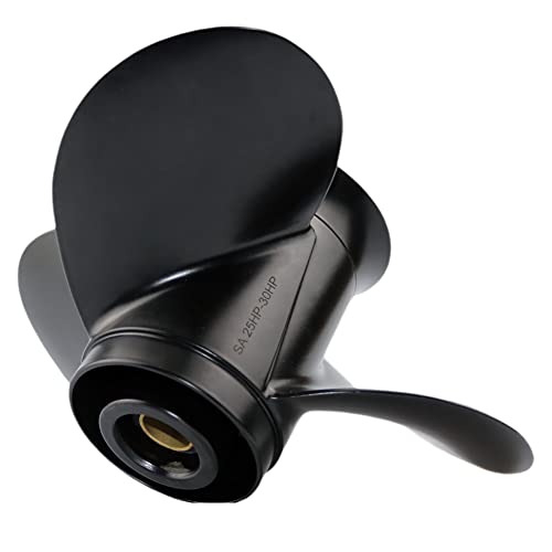 Boatman Boat Aluminum Propeller 10 1/4 x 11 fit Suzuki Outboard Engine DT20/25/30HP DF25HP,10 Spline Tooth by Boatman - Image 3