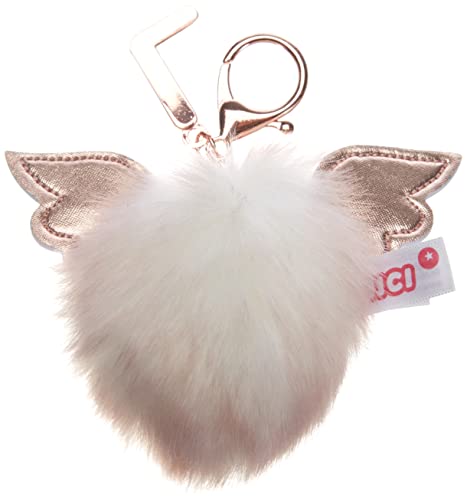 Preisvergleich Produktbild NICI 46981 Taschenanhänger Schutzbommel Buchstabe L, WEIß / Gold