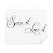 Famous Poetry Quote Seize It Live It Cleaning Cloth Screen Cleaner 2pcs Suede Fabric