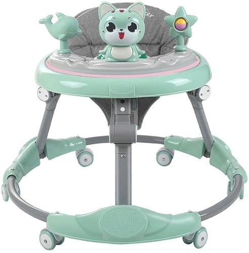Baby Walker Multi-Function Anti-Rollover Anti-O-Legs - Green