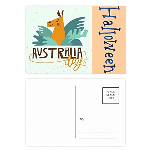 Cartes postales opéra de Sydney et girafe Halloween pour votre décoration de table automnale