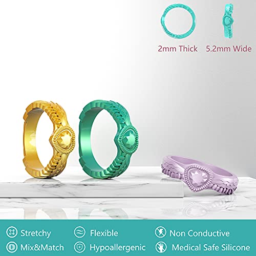 Anillo de silicona acabado mate de 15.7mm con diseño ergonómico sutil 2