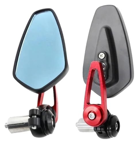 Espejos retrovisores moto universales de 22mm y 7/8 pulgadas para extremos de manillar un par