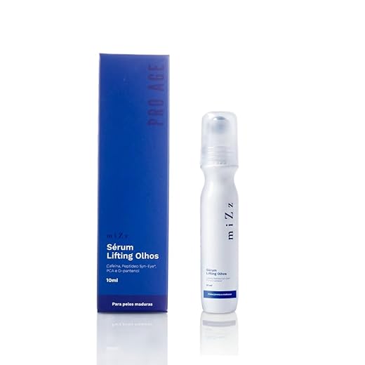 Sérum para Olheiras, Bolsas e Inchaço – Efeito Lifting Imediato – Reduz Aparência de Cansaço – Área dos Olhos Mizz