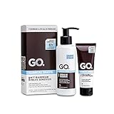 GO. Man Kit Barbear Pele Sensíveis Clinical Creme E Pós-Barba Cicatrizante Anti Foliculite Pelo Encravado Irritação Go Man