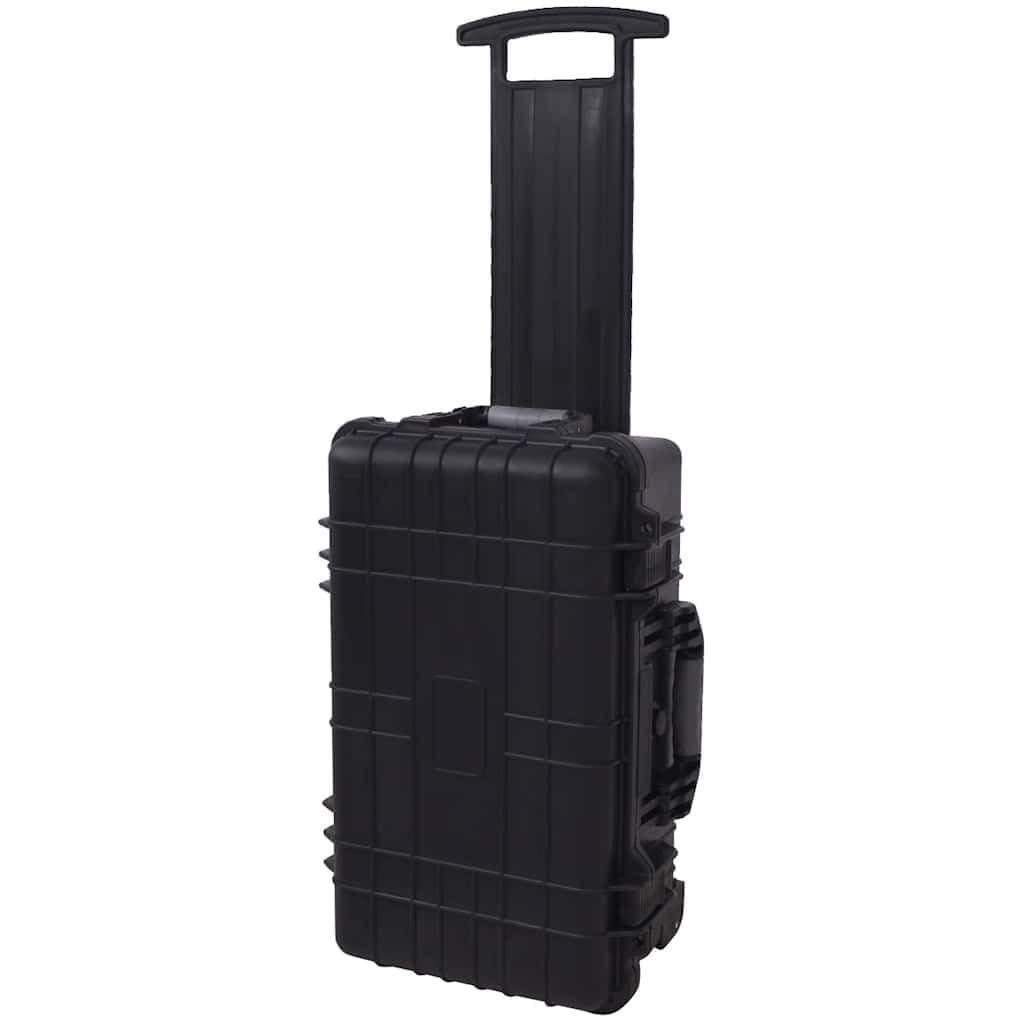 Trolley porta attrezzi con inserti in schiuma, custodia per fotocamera e valigetta per fotocamera, borsa per il trasporto e la conservazione, valigetta rigida antiurto in polipropilene e ABS