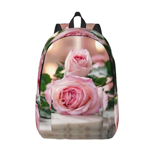 Sac pour voyage universitaire et quotidien avec imprimé rose EdWal