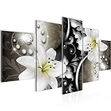 leinwandbilder blumenwiese EDLES BILD MADE IN GERMANY: premium Vlies-Leinwand, nicht gewebt, wasserfest, deutsche Qualitätsware