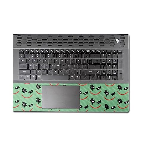 Image of MightySkins Carbon Fiber Skin Compatible With Alienware M18 R1 (2023) Full Wrap Kit - Why So Serious | Protective, Durable Textured Carbon Fiber Finish | Easy To Apply & Change Style | Made in the USA