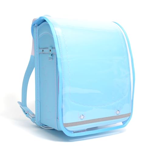 Protège-cartable transparent de fabrication japonaise bleu saxo de qualité