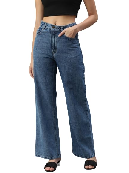 Women Jegging Woven Bottom Solid Cotton-image-13