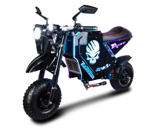 Electric Motorcycle for Adults,10000W Dual Drive High-Speed Motor,72V50AH Long-Range Battery,Max 93Miles Range & 62 MPH Top Speed,Max Load 660LBS（USA Werahouse）