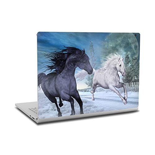 Skin chevaux Simone Gatterwe Microsoft Surface Book 2 vinyle anti-rayure