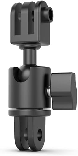 Soporte de cámara de aluminio con rotación de 360 grados, adaptador de soporte de metal compatible con GoPro Hero 13121110987, DJI Action 65 Pro43,