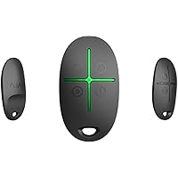 38167 Spacecontrol Telecomando Nero, 4 Pulsanti Con Protezione Anti