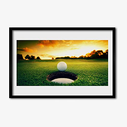 Affiche encadrée 60x40 cm de golf Tulup en cadre MDF déco murale