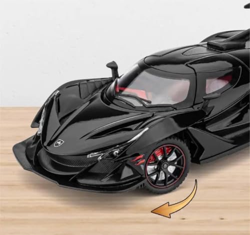Image of 1:24 Apollo IE Intensa Emozione Die-Cast Model Car - Premium Alloy Hypercar with Pull-Back Action, Openable Doors & Detailed Interior [ Colour As Per Stock ]
