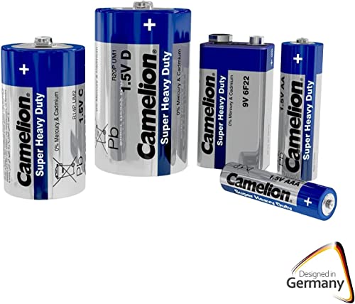 Camelion AA Super Heavy Duty Carbon Zinc Batteries - 4+2 Free Pack