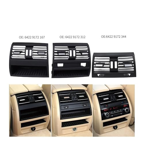 Cubierta de salida de aire acondicionado regulable para BMW 520i a 535i 3